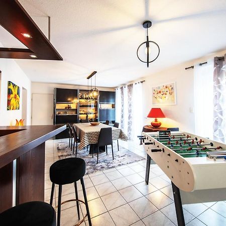 La Coquette ! Maison Au Coeur De La Bresse Avec Veranda Barbecue Garage Baby-Foot Et Barre De Son Екстер'єр фото